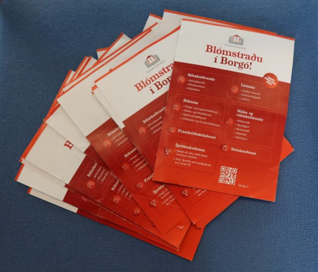 Mynd frá borgarholtsskóla